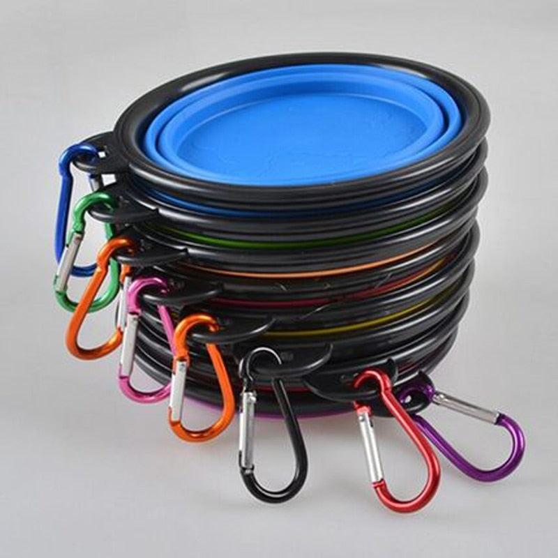 Gamelle pliable pour eau et nourriture