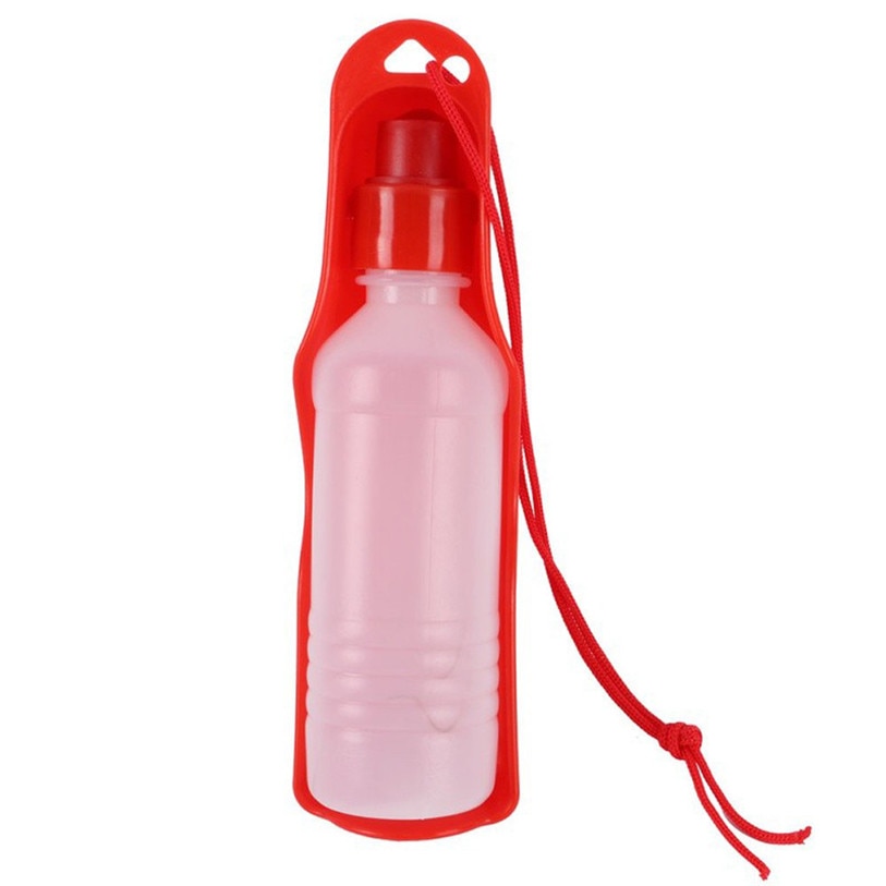 Bouteille d'eau avec gamelle rétractable