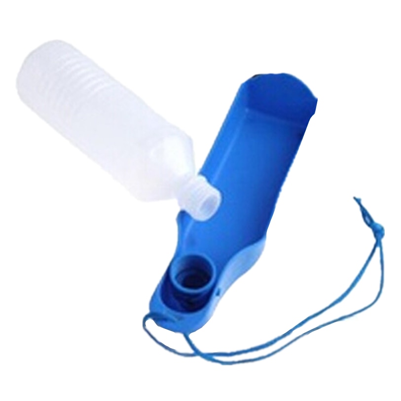 Bouteille d'eau avec gamelle rétractable