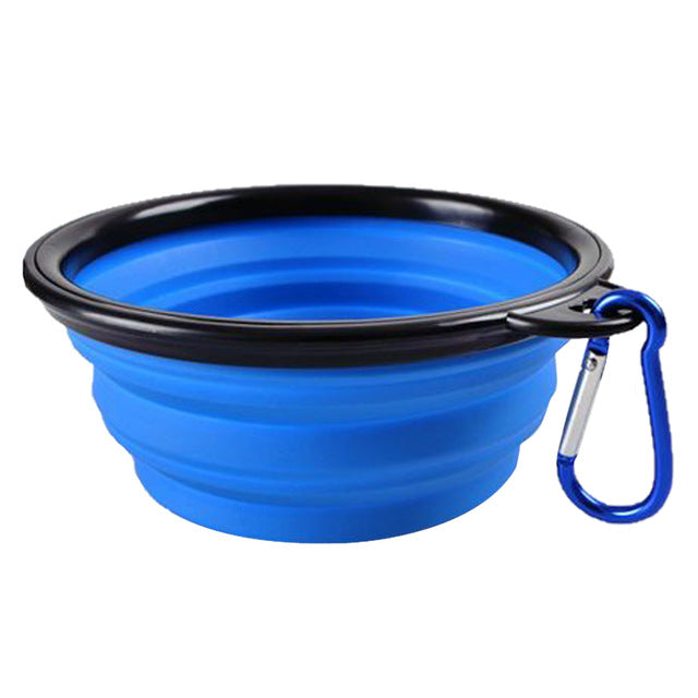 Gamelle pliable pour eau et nourriture