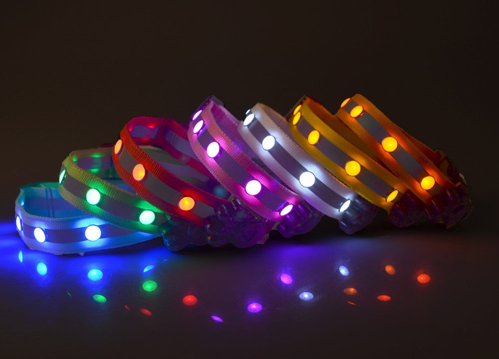 Collier lumineux avec LED
