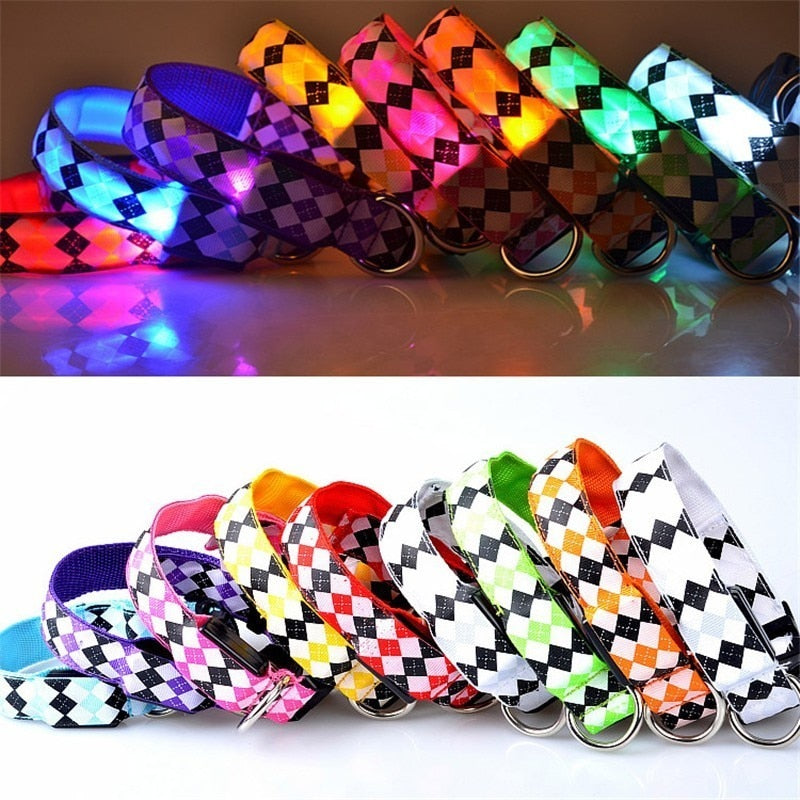 Collier lumineux avec led